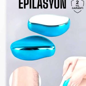 Epilasyon Aleti Bacaklar Kollar İçin Yıkanabilir Kristal Epilatör Tüy Silgi