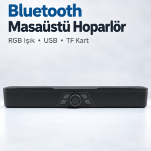 Masaüstü Soundbar Hoparlör Siyah
