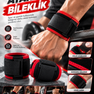 Günlük Kullanıma Uygun Ayarlanabilir Bileklik Cırt Cırtlı Pratik Tasarım