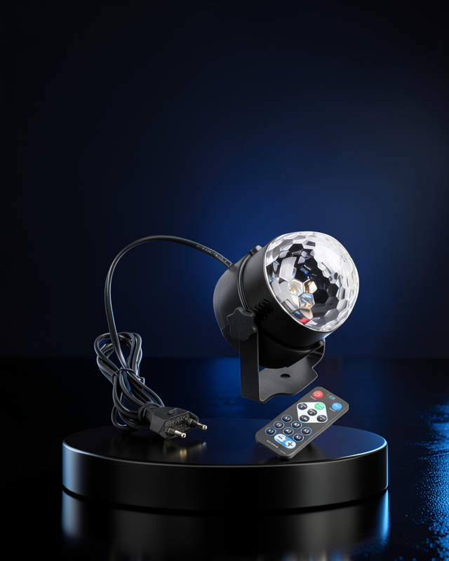 RGB LED Disko Küresi 7 Modlu XUCZMİNİDİSKOTOPU