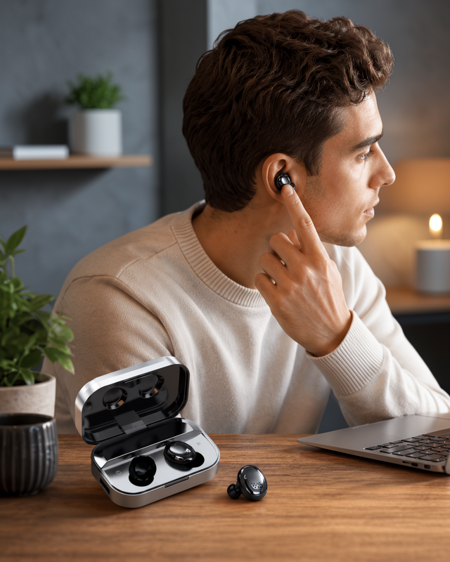 Kablosuz Kulak İçi Bluetooth Kulaklık Dokunmatik Kontrol XUCZZZYD3KULAKLIKKK-6