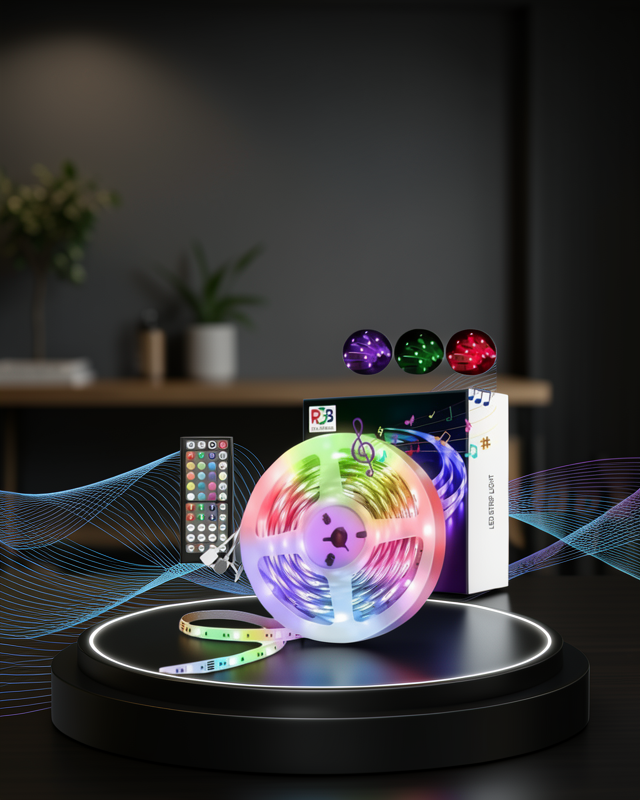 10M Sese Duyarlı Bluetooth Kontrollü RGB Şerit Led XUCZ10MŞERİTLED-3