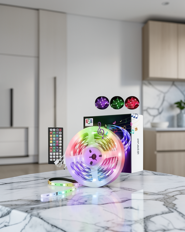 10 metre LED şerit Bluetooth ve USB ile kontrol edilebilir XUCZ10MŞERİTLED