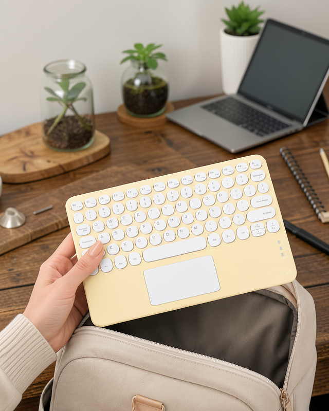 Kablosuz Bluetooth Klavye Slim Taşınabilir XUCZZZTOUCHPAD-3