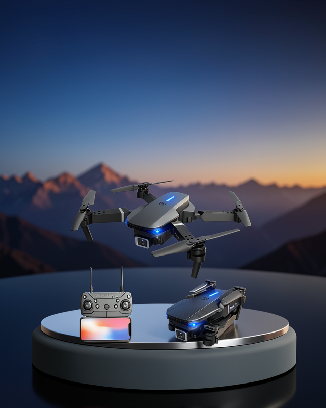 Katlanabilir 2.4G 4K Drone 100 Metre Uçuş Mesafesi UCZZZDM700DRONE-4