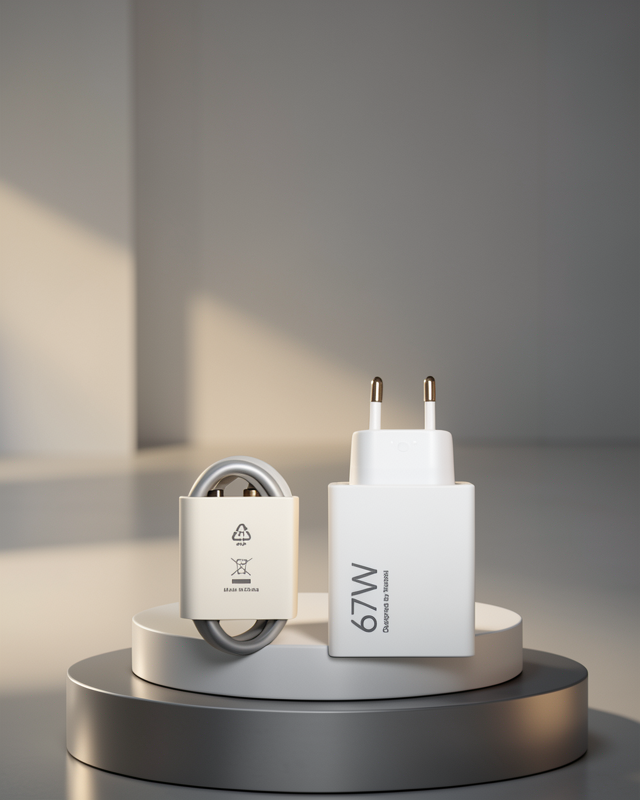 67W Hızlı Şarj Adaptörü ve Type-C Kablo XUCZ67WŞARJ-1