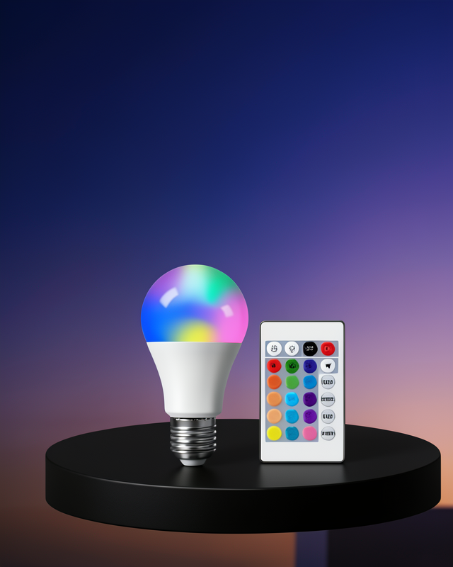 RGB Uzaktan Kumandalı LED Ampul 16 Renk E27 2025 Model XUCZRGBLAMBA-5