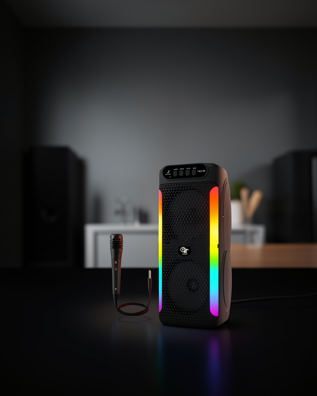 Çift 4 inç RGB Işıklı Bluetooth Hoparlör UCZZZPG4261-2