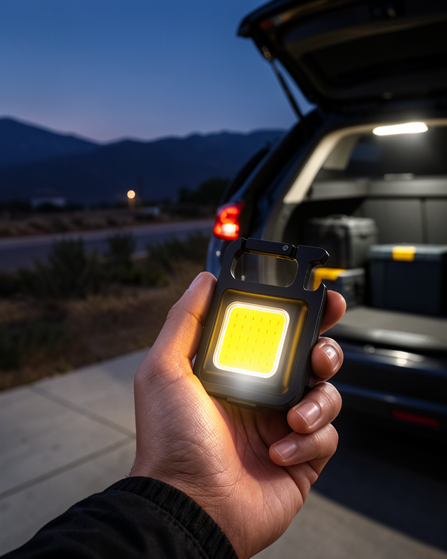 Mini Taşınabilir 800 Lümen LED Fener USB Şarjlı 3 Işık Modlu