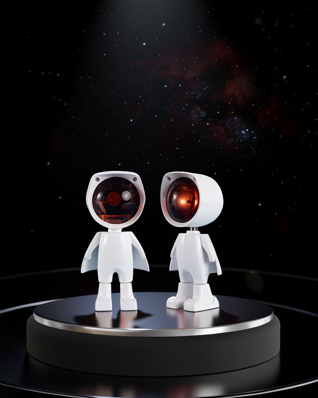Astronot Gece Lambası 360° Ayarlanabilir Başlık XUCZGÜNBATIMIPROJEKTÖRRR-3