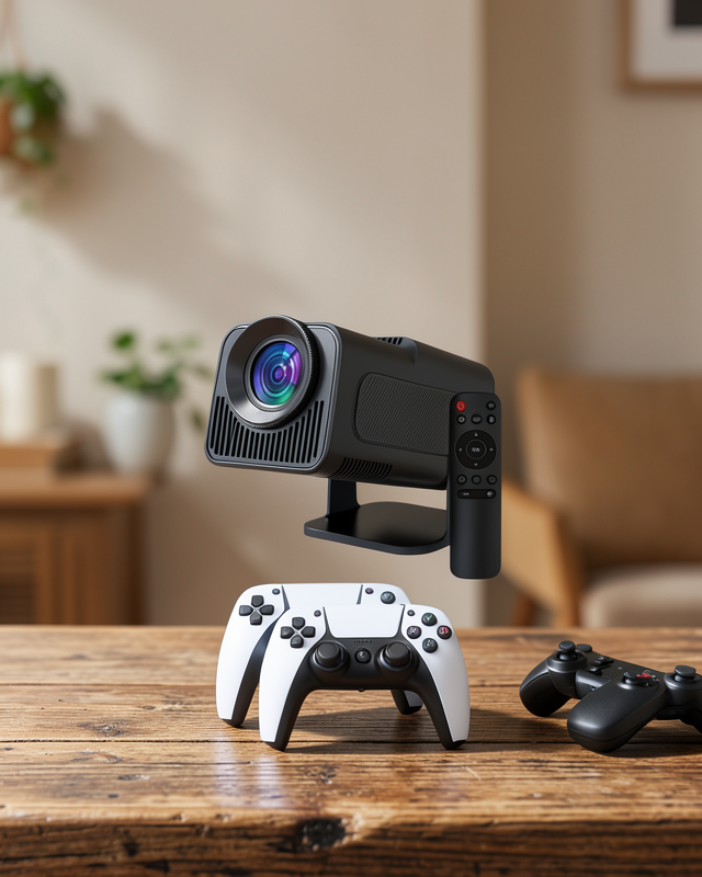 Kompakt Ev Projektörü 4K Destekli 450 ANSI Lümen XUCZHCS350PROPROJEKSİYONNNNNN-2