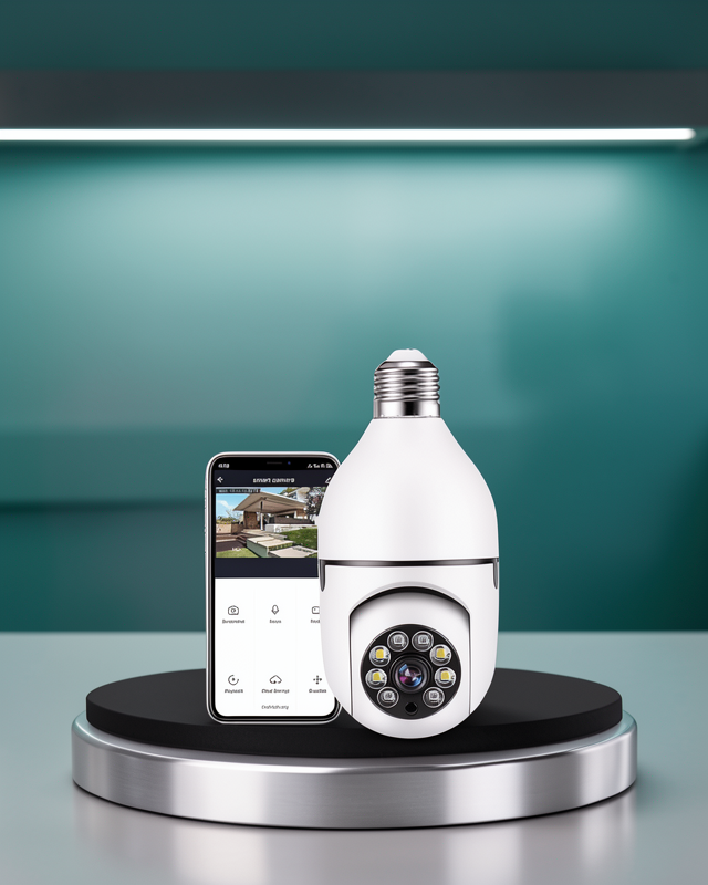Ampul Tipi 360° Panoramik Güvenlik Kamerası XUCZLFS2KAMERAAAAAA-1