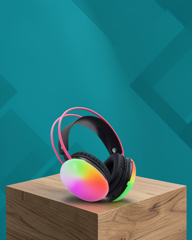 RGB Işıklı Bluetooth Kulaklık Type-C Şarjlı XUCZPG580KULAKLIKKKKKKK-4