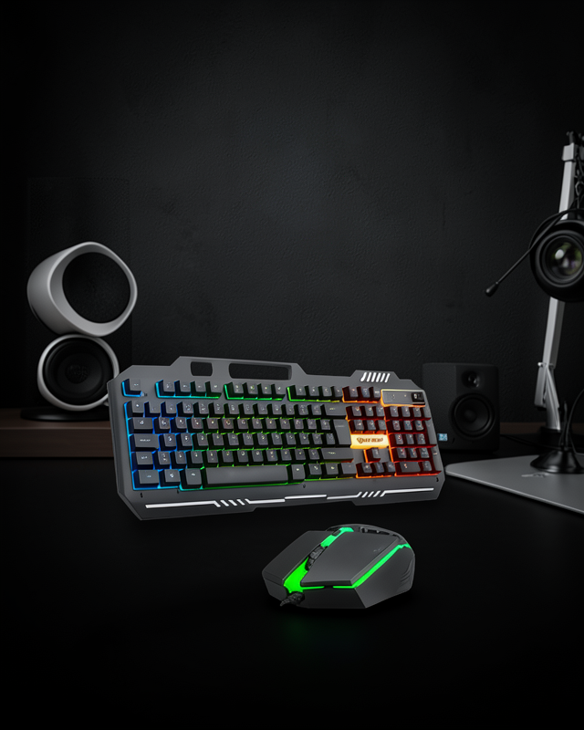 Mekanik LED Klavye Mouse Seti XUCZPG8018KLAVYEEEEE