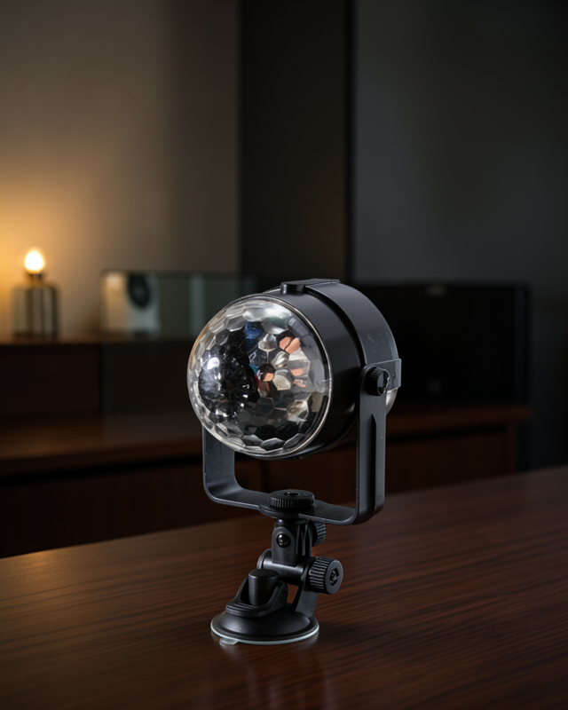 LED Disko Işığı - Ses Kontrollü ve Uzaktan Kumandalı UCZZZMİNİDİSKOTOPU-1