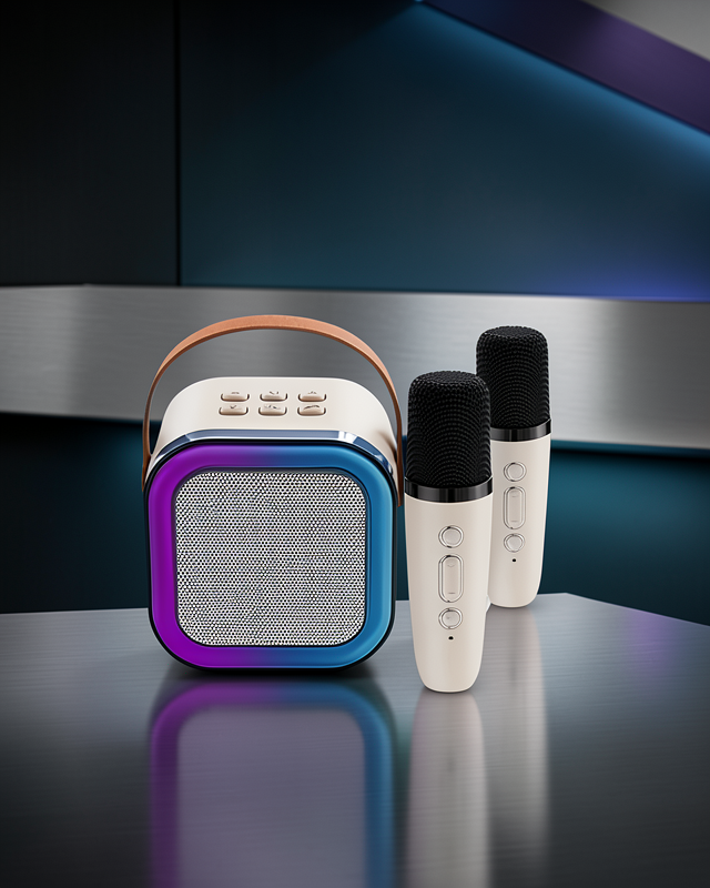 Taşınabilir Karaoke Hoparlör UCZZZ2MİKROFONLUSPEAKER-4