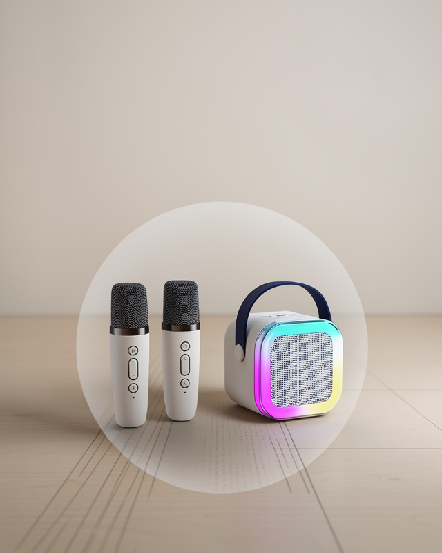 Çok Fonksiyonlu Karaoke Hoparlör UCZZZ2MİKROFONLUSPEAKER-3