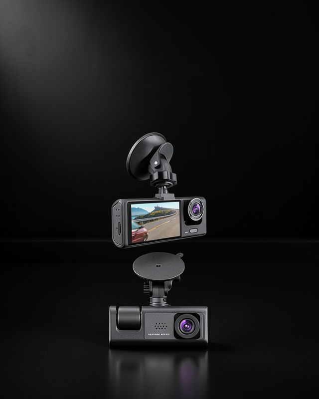3 Kamera 1080p Araç İçi Güvenlik Kamerası UCZZZARAÇKAMERASISİLİNDİR-1
