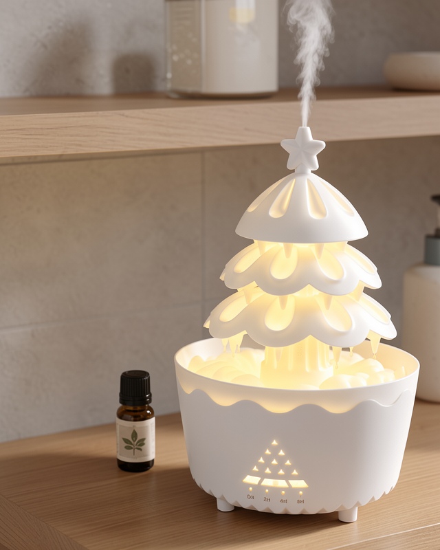 Hava Nemlendirici 250 ML Çok Renkli Işıklı Aroma Cihazı