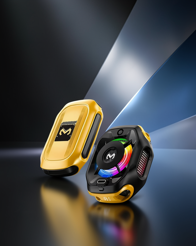 Mobil Soğutucu RGB Işıklı Girdap Fanlı Type-C Girişli UCZZZCX12ŞARJLIFAN-1
