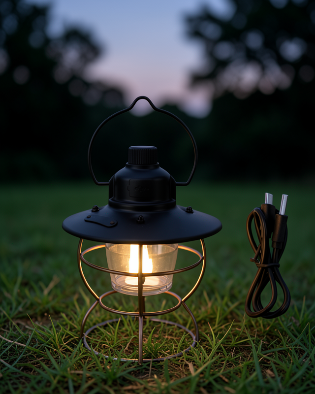 Retro LED Kamp Feneri 4 Işık Modu UCZZZHS67KAMPLAMBA