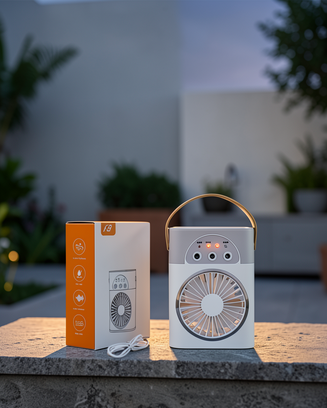 Mini USB Klima Fan 3 Kademeli Spreyli 500ml