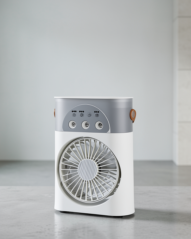 Mini Vantilatör USB'li 3 Fonksiyonlu 500ml Su Kapsılı UCZZZF9FAN-2