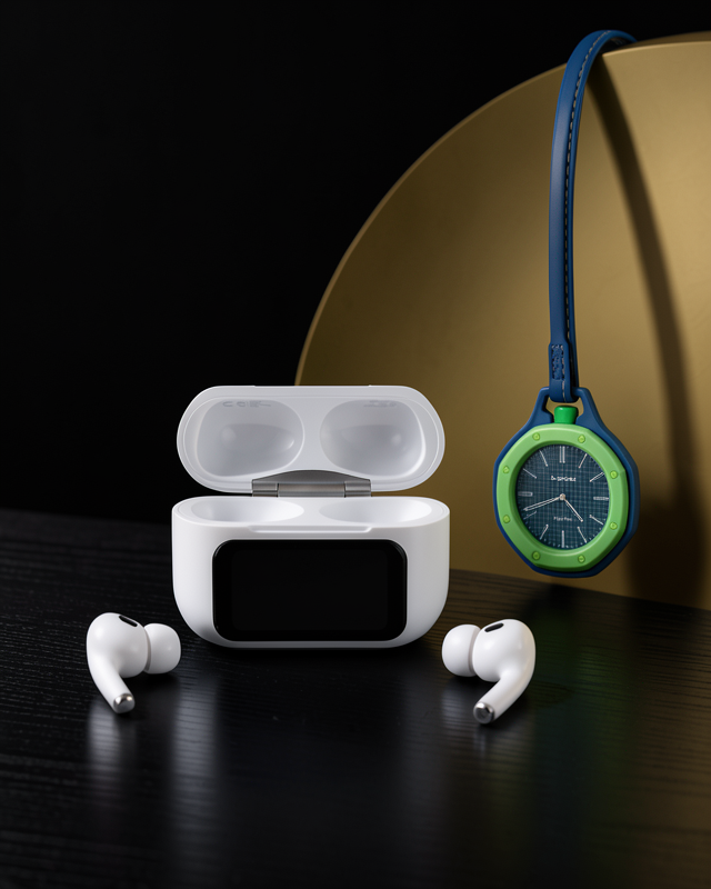 Kablosuz Kulaklık Yeşil Askılı Analog Charm Saat Seti UCZZL58KÇANTACHARM-4