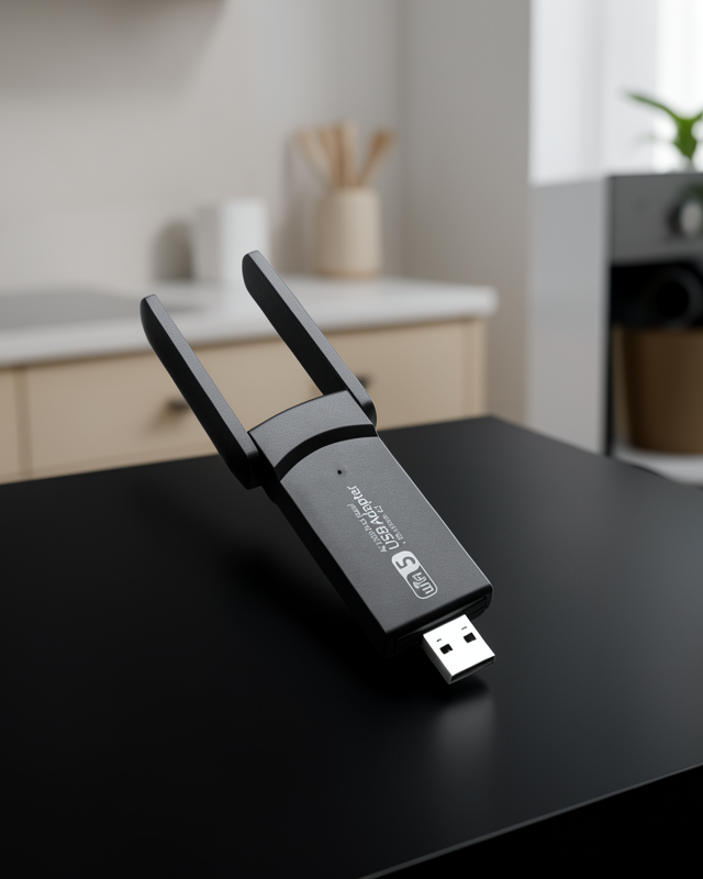 USB WiFi Adaptörü 5G Destekli Dual-Band UUCZZZWİFİADAPTÖR-2