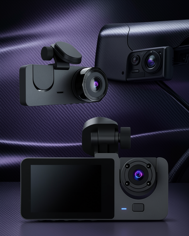 Araç İçi Dikiz Kamerası 3 Lensli DVR Kamera UUCZZZARAÇİÇİKAMERAAAA4