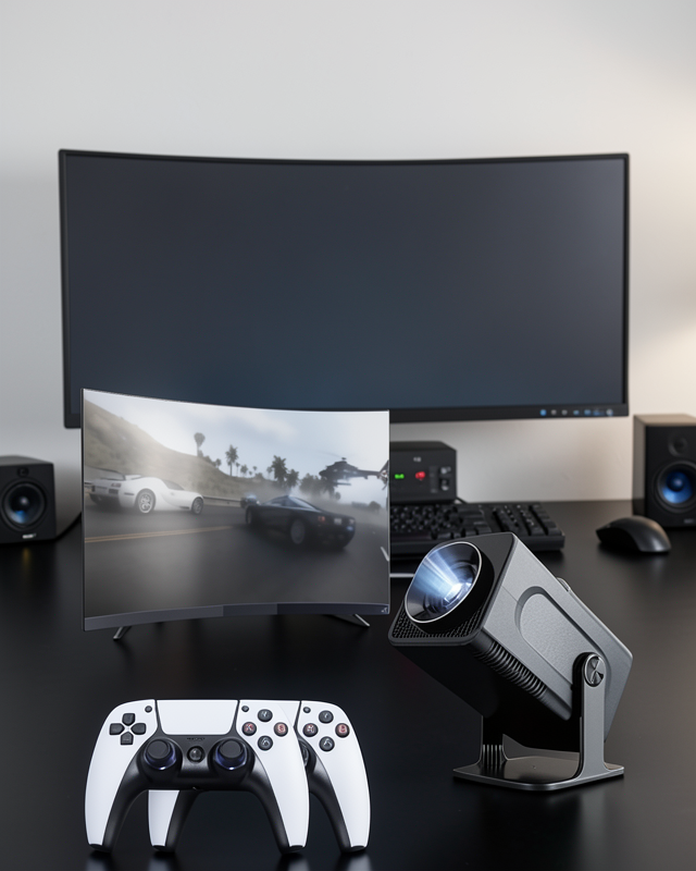 Taşınabilir Projeksiyon Cihazı 1080P 450 ANSI Lümen