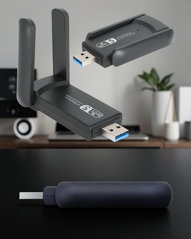 Kablosuz Ağ Adaptörü Dual Band USB 3.0 UUCZZZWİFİADAPTÖRRRRRR1