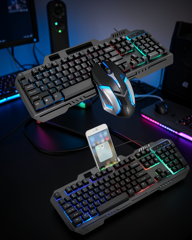 RGB Işıklı Mekanik Gaming Klavye Seti UUCZZZPG8018KLAVYEEEEE2