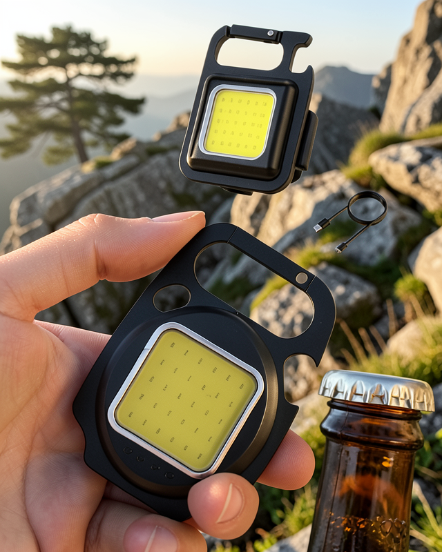 Mini LED Anahtarlık Fener Şarjlı Mıknatıslı UUCZZZTAŞINABİLİRIŞIKKKK2