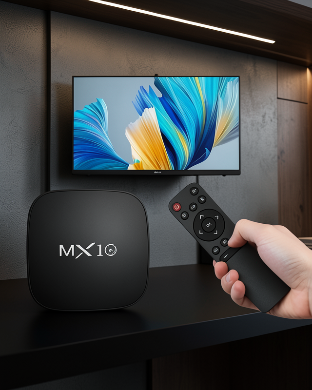 Android TV kutusu 2.4G Wi-Fi 4K destekli UUCZZZMXBOXSSSS1