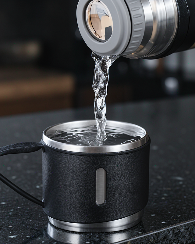 Termos Seti Paslanmaz Çelik 3 Bardaklı 500 Ml UUCZZZTERMOSSETİİ3