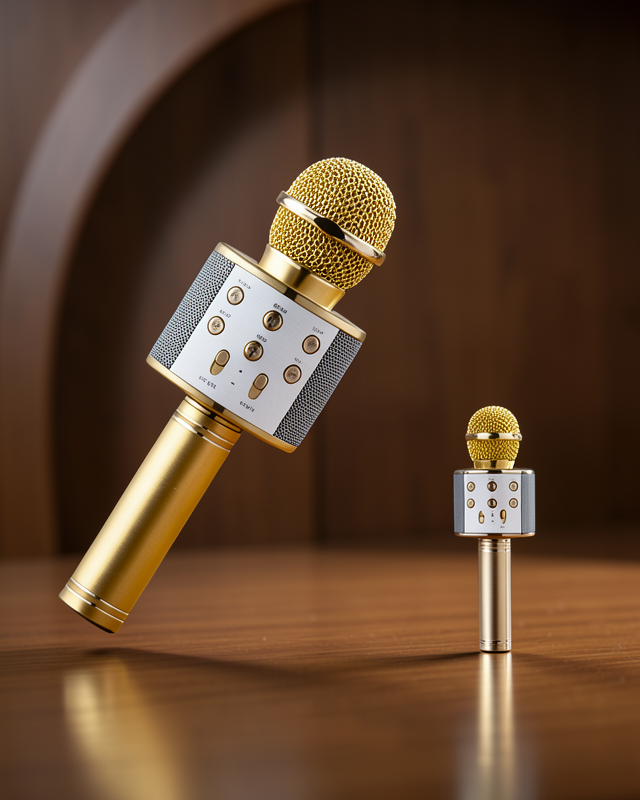Bluetooth Hoparlör USB AUX SD Kart Koroke Mikrofon UUCZZZKARAOKEMİKROFONN3