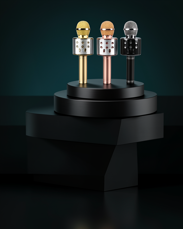 Karaoke Mikrofon Bluetooth Aux Girişli Uzun Pil Ömrü UUCZZZKARAOKEMİKROFONN1