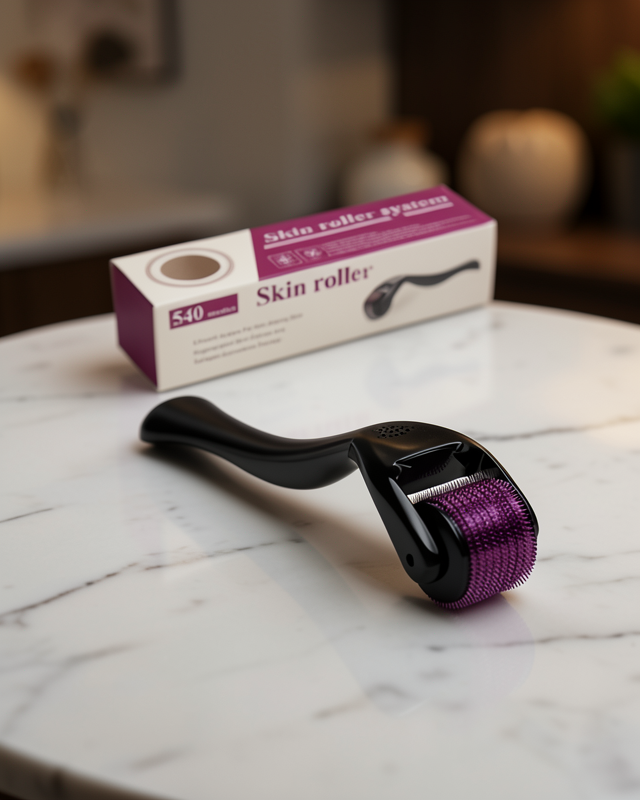 Dermaroller 540 İğneli 1 mm Cilt Yenileme Seti UUCZDERMAROLLER1