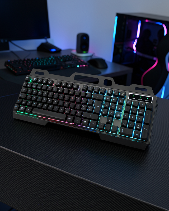 RGB Aydınlatmalı Klavye Mouse Seti XUCZZZPG8018KLAVYE-1-1