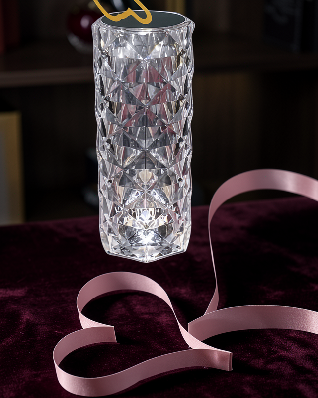 USB Şarjlı Gece Lambası Kristal Tasarım UUCZKRİSTALLAMBAK1