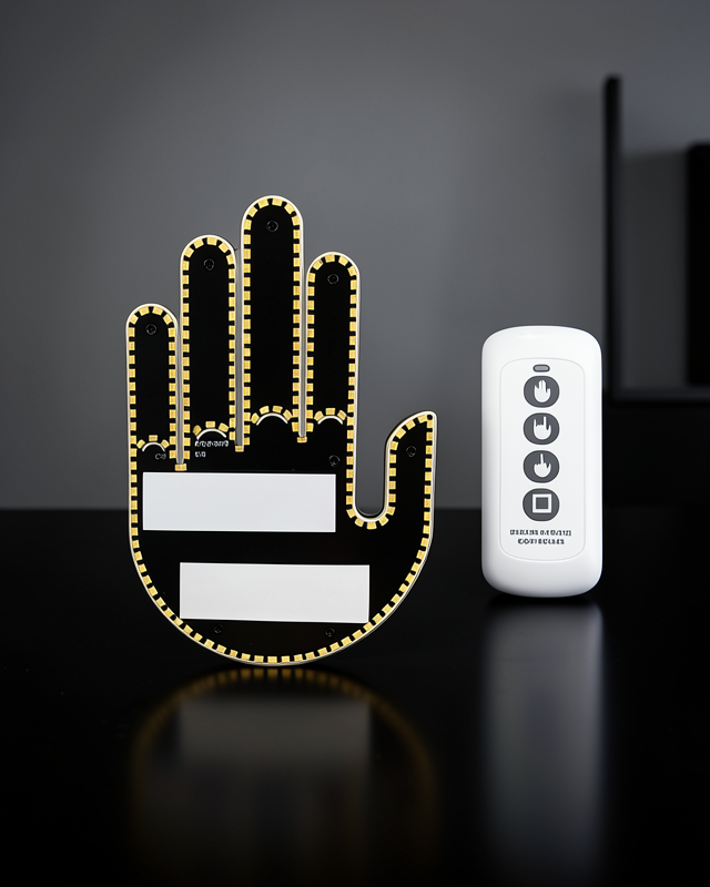 El Orta Parmak Led Kumandalı Reflektör UUCZGESTURE3