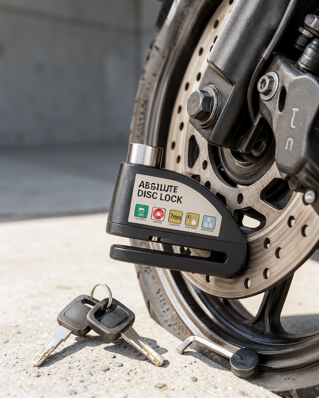 110 dB Alarmlı Disk Fren Kilidi XUCZZZMOTORKİLİT-2
