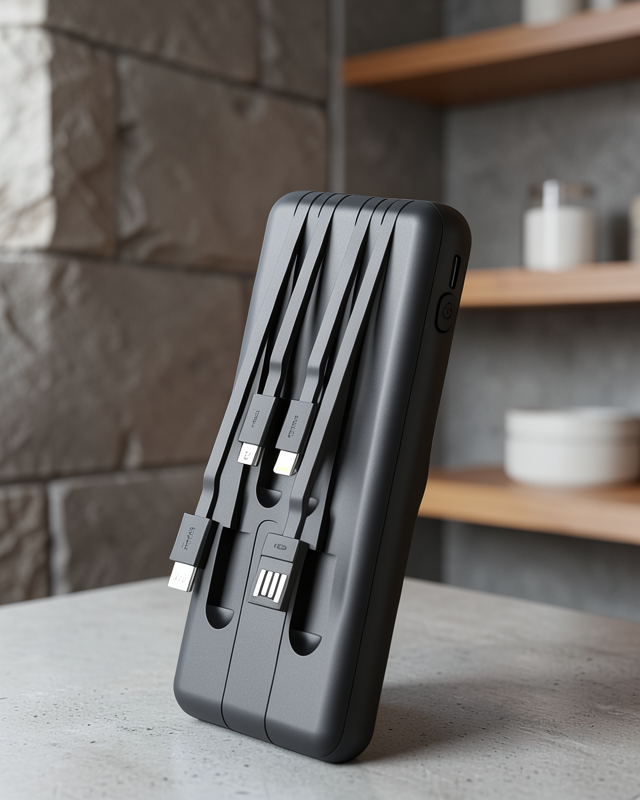 Powerbankli Çoklu Şarj Dijital Göstergeli UUCZPW10POWERBANK2