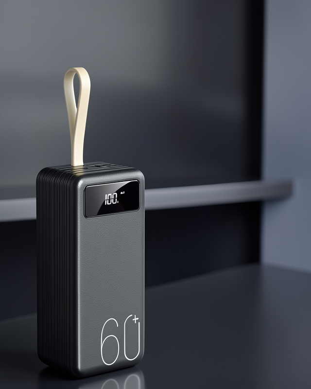 Powerbank 60000 Mah 4 Çıkışlı Dijital Göstergeli UUCZ60000POWERBANK1