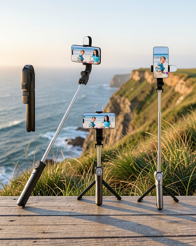 Selfie Çubuğu 360 Dönen Kablosuz Bluetooth UUCZSELFİEÇUBUĞU1