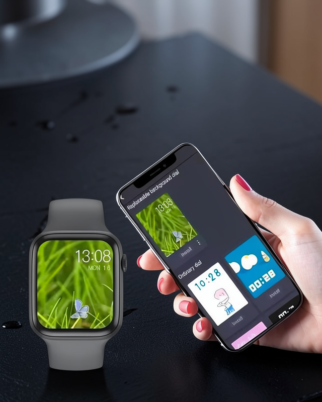 Akıllı Saat Amoled Ekran Bluetooth Bağlantılı UUCZİ8PROMAX2