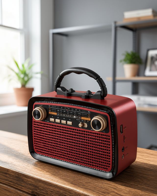 Taşınabilir Bluetooth Hoparlör FM/AM Radyo 1 kg XUCZZZKTF1467RADYOOOO-6