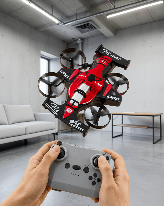Akrobatik Drone 360° Dairesel Uçuş 3 Kademeli Hız UCZZARABADRON-5