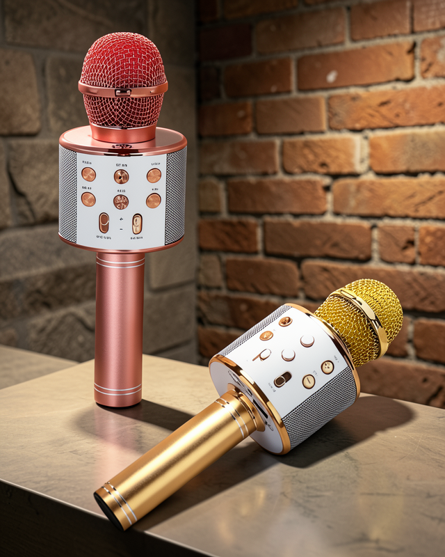 Kablosuz Karaoke Mikrofon USB ve AUX Girişli UUCZKARAOKEMİKROFON2